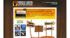 Desktop Screenshot of kimberleycamping.com.au